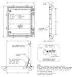 Acudor AW-APS Aluminum Floodtight/Gastight Floor Door